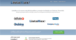 Desktop Screenshot of listamax.com